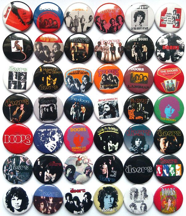Значки на различни рок, поп и метъл групи 42бр в комплект за 35лв