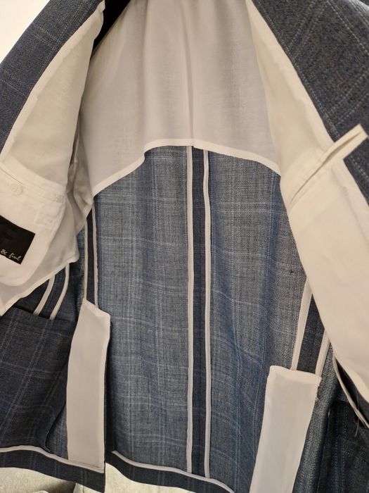 Sacou barbati Tata si fiul nou cu eticheta