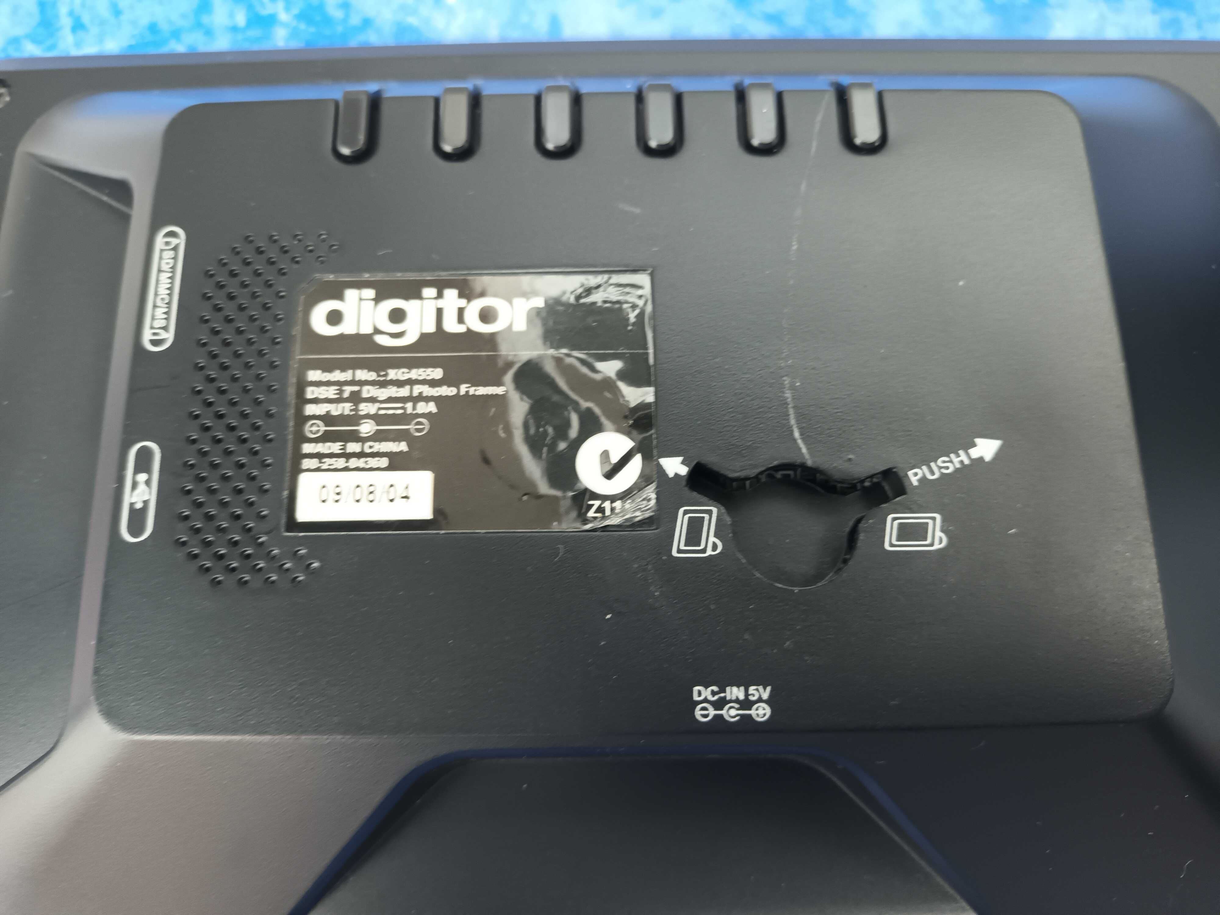 Digitor XG4550 | rama foto digitala | LCD de 7'' | SD/MMC/MS