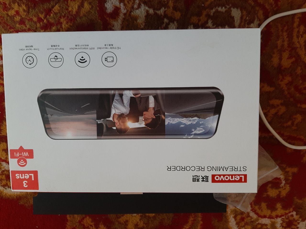 Lenovo videoregistrator M9 HDR 3 ta kamerali