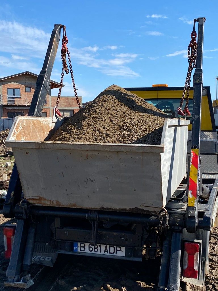 Colectare deșeuri nepericuloase Moluz și transport inerte demolări cas