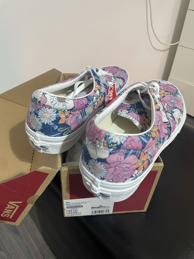 Vans Era retro floral multi/true unisex mărimea 40,5