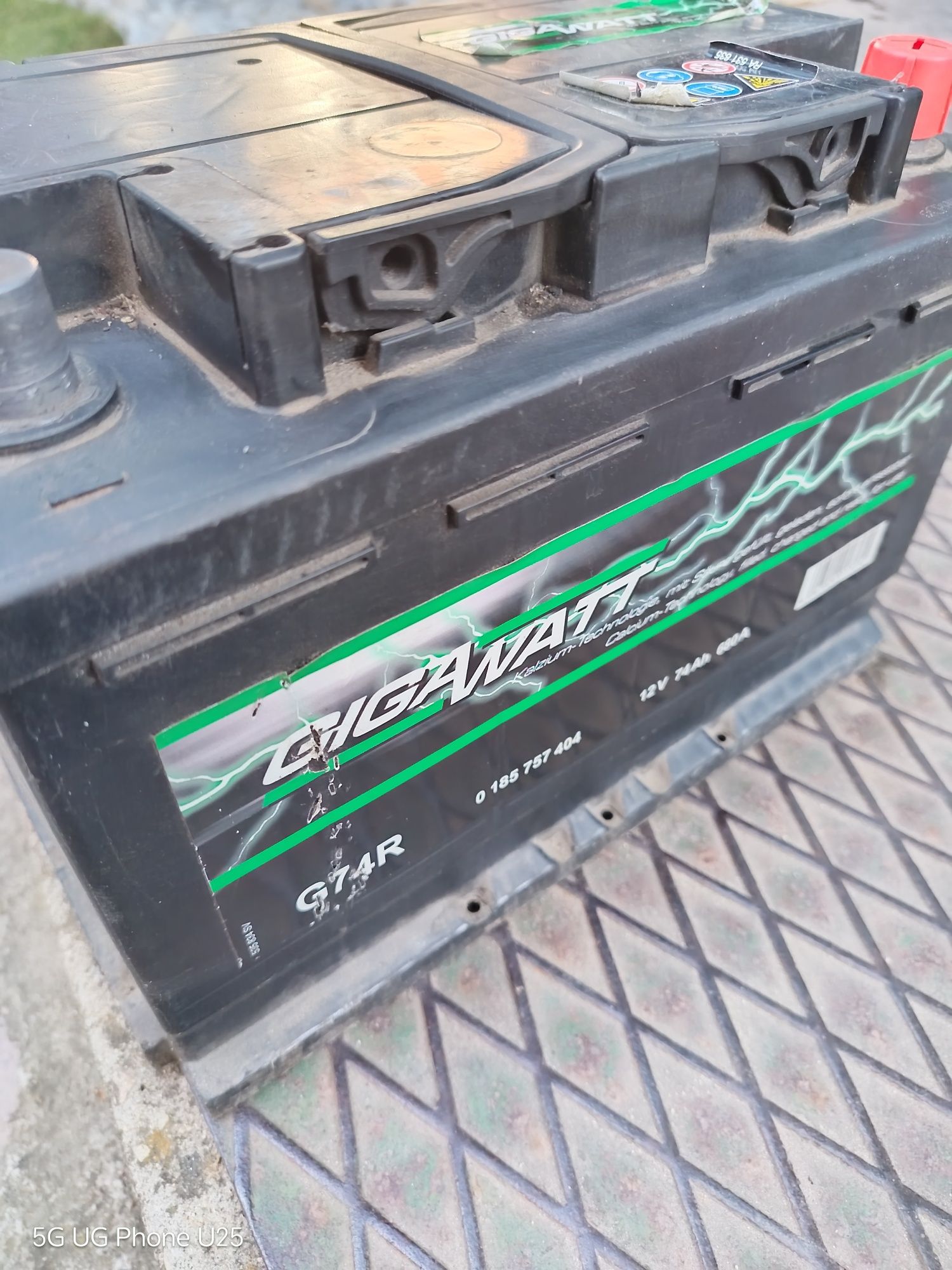 Акумулатор gigawatt 74 ah