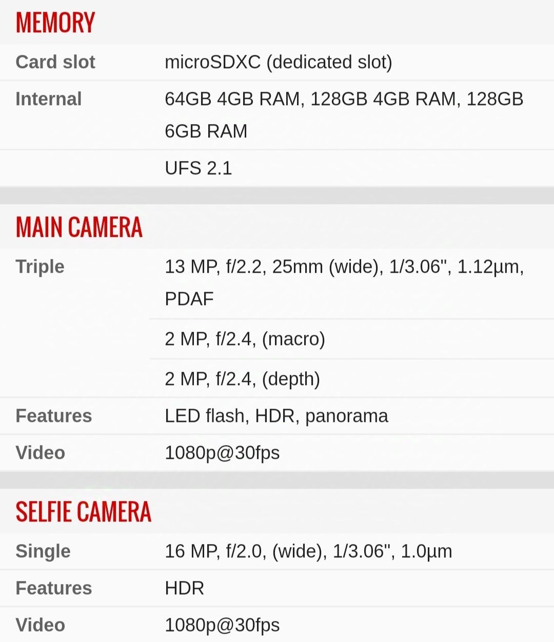 Смартфон oppo a53