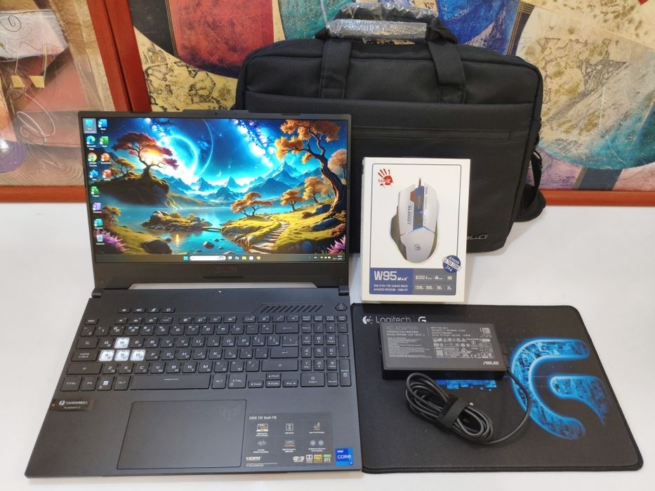 Игравой Core i7-12 SSD1000GB ОЗУ16ГБ DDR5  Asus TUF Dash F15 Ноутбук