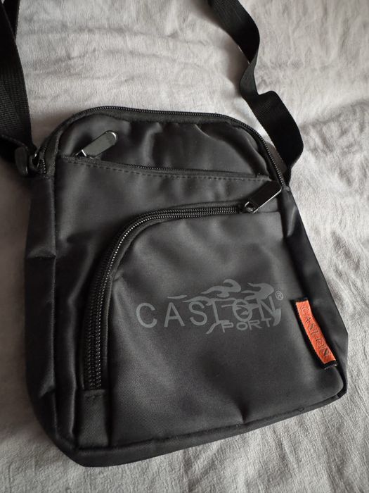 Borseta neagra barbati CASLON