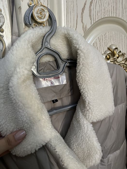 Куртка калын модный мятный цвет