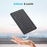 НОВА! Немска Bluetooth клавиатура QWERTZ за iPad, iPhone и таблети
