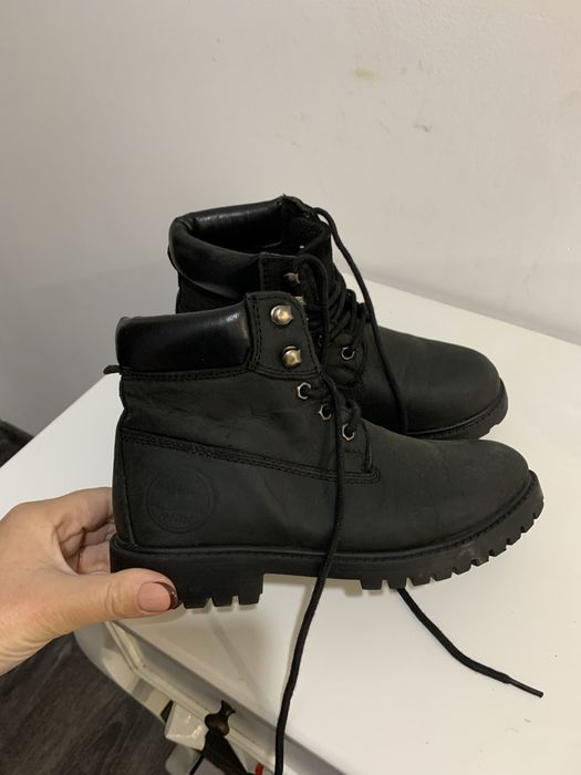 Детски ботуши от естествена кожа