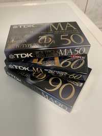 Vind casete audio TDK- MA 50 , 60, 90