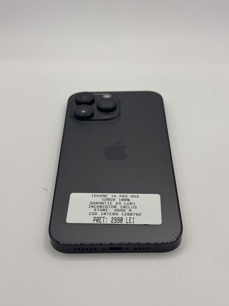 Magazin vinde iphone 14 pro max 128gb 100% Grad A Garantie 24 luni