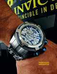 часовник INVICTA Zeus-Reserve Silver 52 mm, Инвикта нов