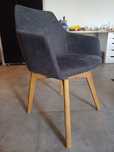 Scaun elegant rotativ 100° gri