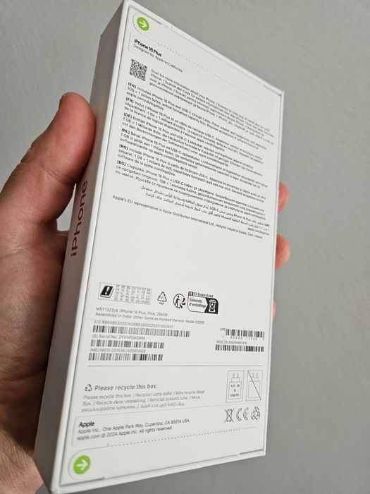 Iphone 16 Plus, 256 gb, sigilat la cutie, Garantie 1 an.
