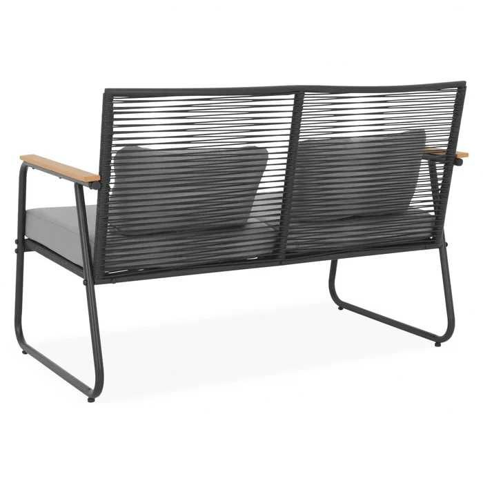 Set mobilier gradina/terasa/balcon 2 fotolii + canapea și masa TIVOLI