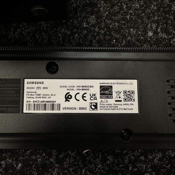 Vand sistem SoundBar Samsung