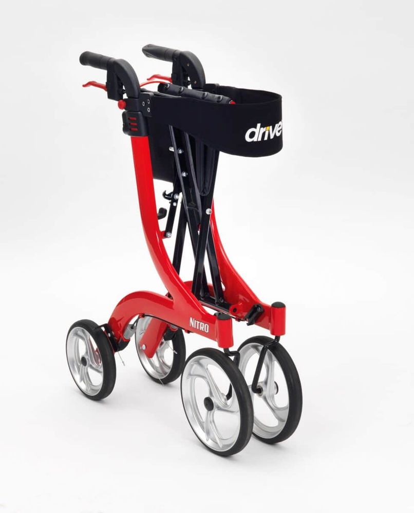 drive nitro rollator ходунки usa 2 цвета чёрные и красная
