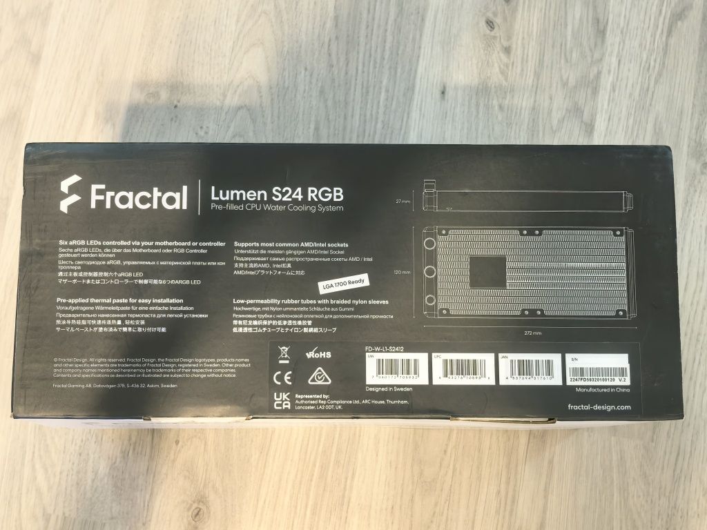 Cooler CPU cu lichid Fractal Lumen S24 RGB NOU