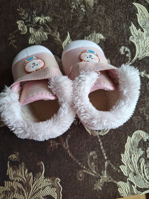 Pantofi îmblăniți bebe