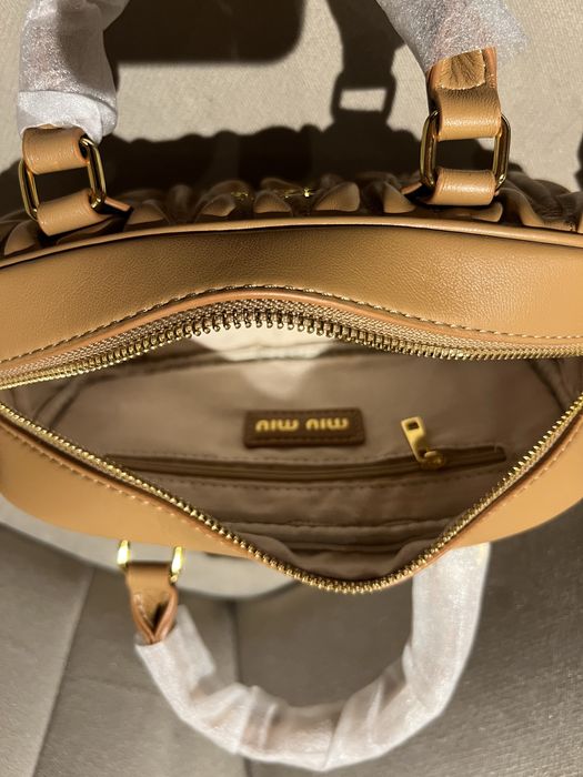 Чанта Miu Miu-Arcadie camel