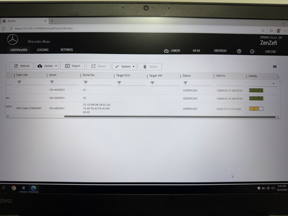 Tester/Diagnoza MERCEDES Xentry/Das la fel ca Star C3/C4/C5/C6