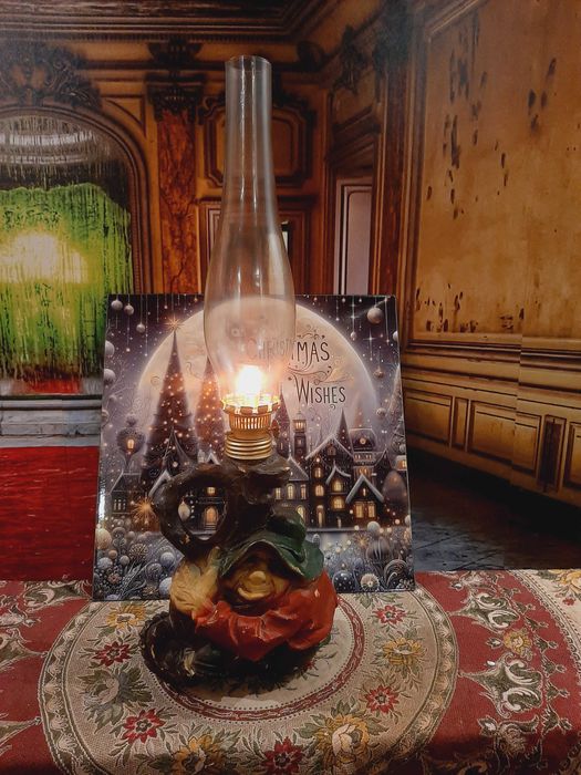 grinch ; lampa cu petrol functionala