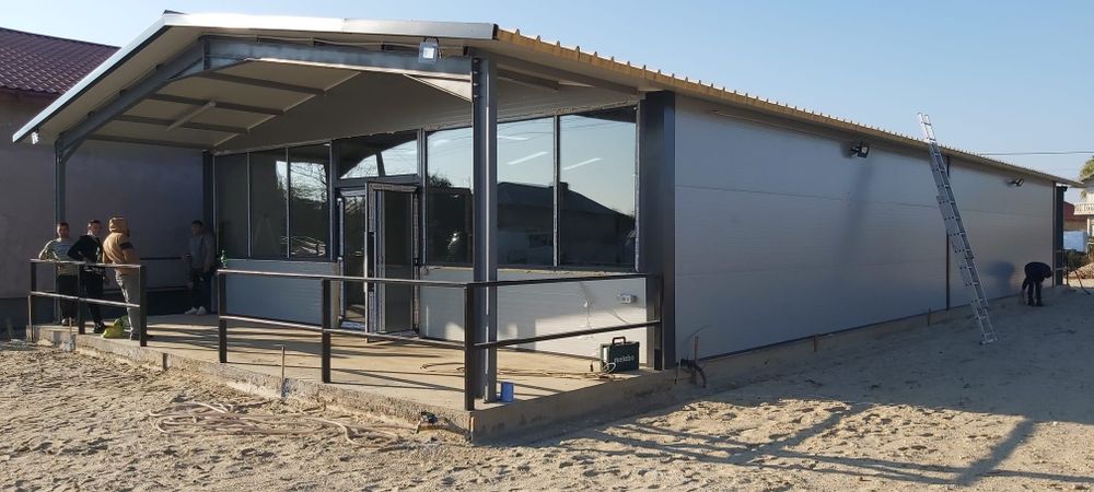 Vand structura hala metalica