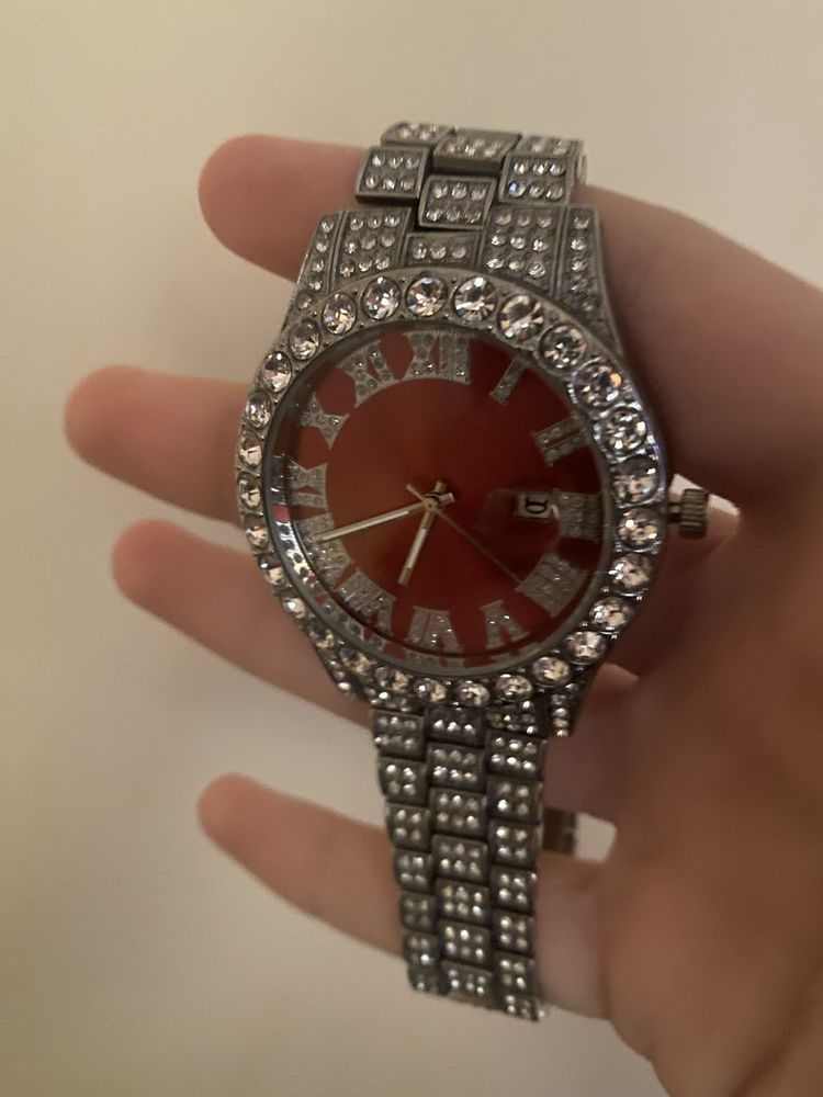 Ceas Iced Out Red