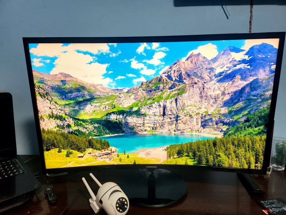 Samsung monitor TV 32 inch 80 cm telecomanda