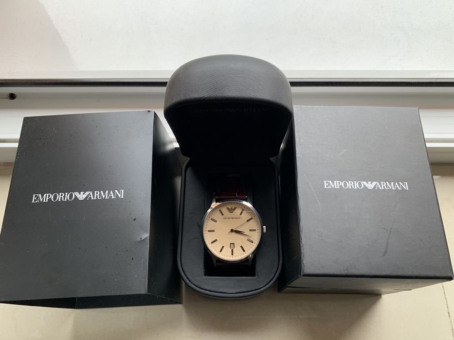 Ceas Armani (original) sau schimb cu aur/argint