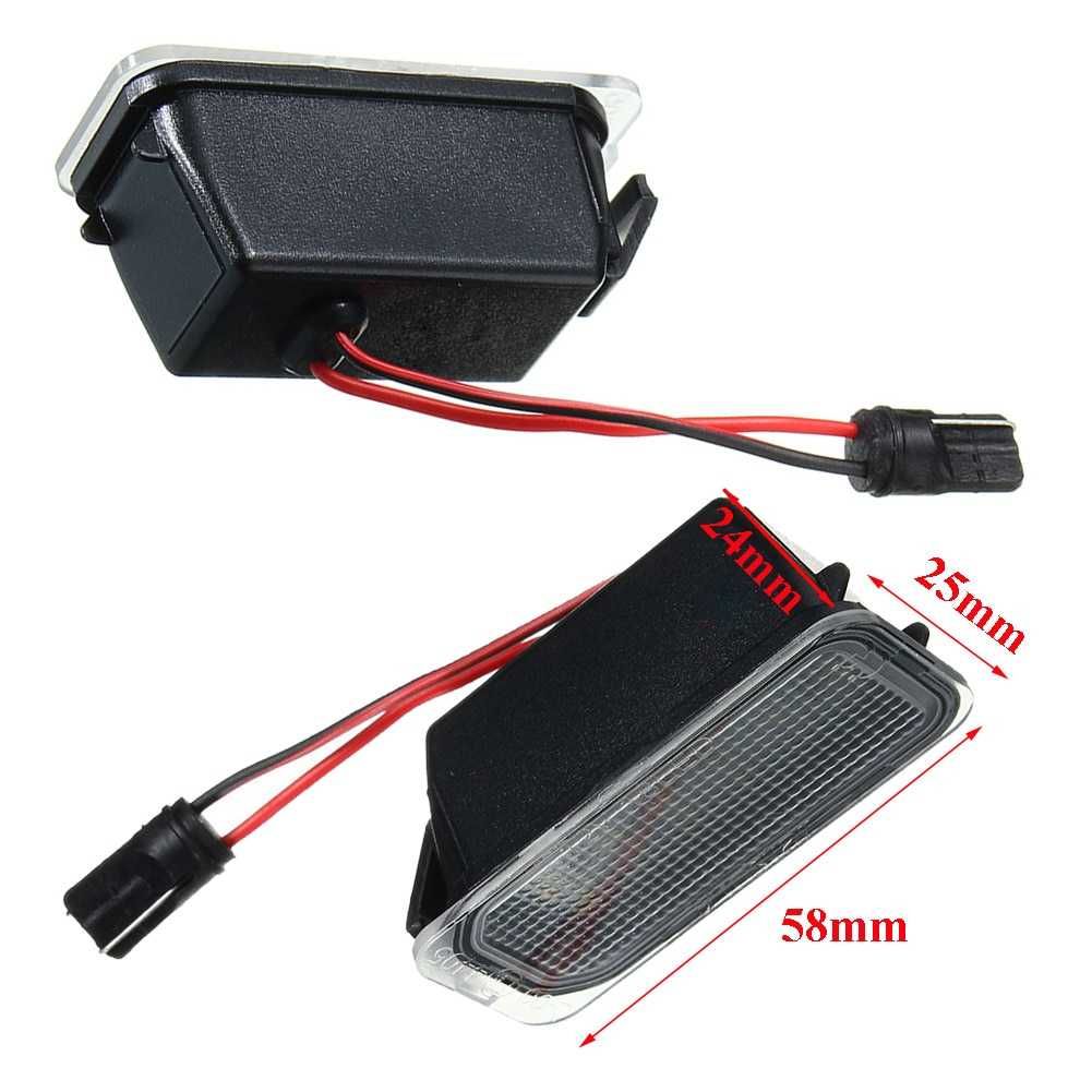 Set 2 Lampi LED Numar Portbagaj Ford Fiesta Focus Mondeo Kuga S-Max