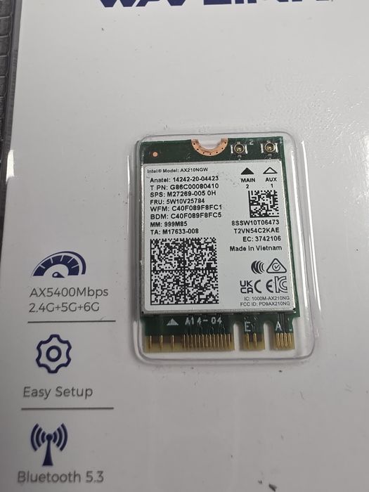 Модуль Wifi Intel AX210NGW