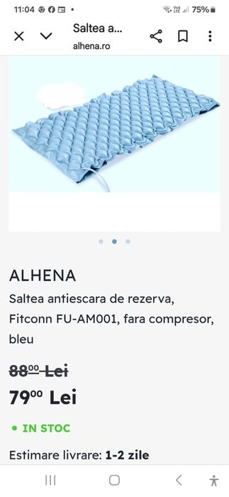 Saltea pentru drenaj limfatic, masaj pentru spate, 6 camere