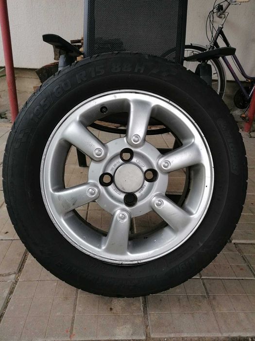 4 jante aliaj R15+ Anvelopa vara Tigar High Performance 195/60 R15 88H