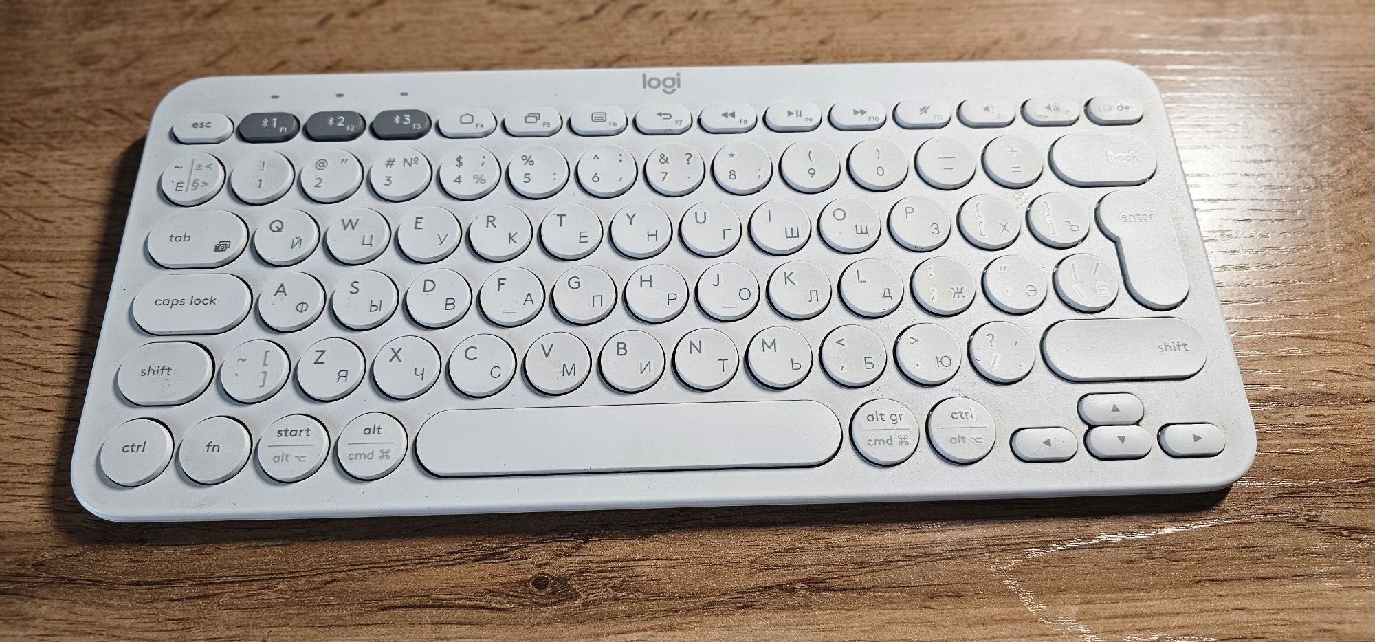 Клавиатура Logitech K380 Wireless белая
