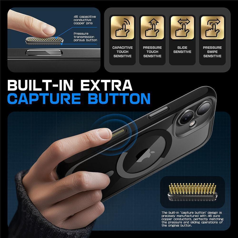 Кейс supcase ub mag magsafe за iphone 16 - черен