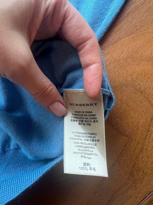 Burberry 100% вълнен пуловер XXL