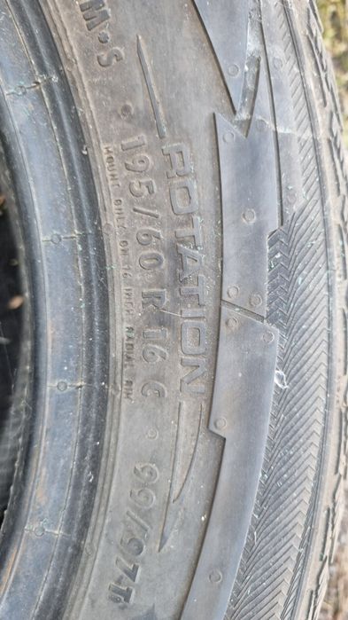 195/60/16C Uniroyal Отлични! 1брой,2броя