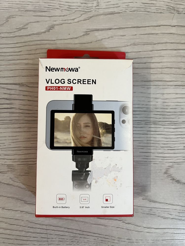 Newmowa® VLOG SCREEN – външен екран за камери и влогъри