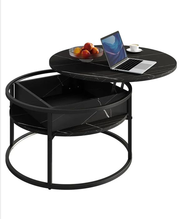 Кръгла повдигаща холна маса Vicco