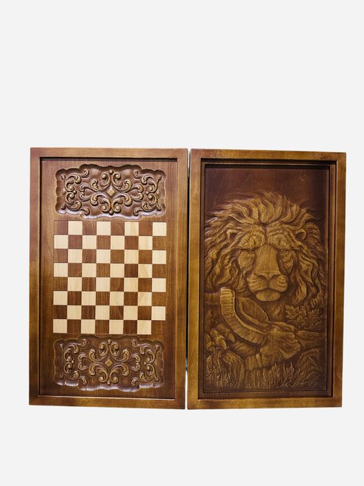 Нарды шахматы дубовые 70:65