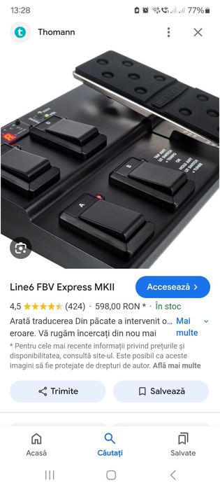 Line 6 bass pod/line 6 FBV Express MKii efecte Chitară