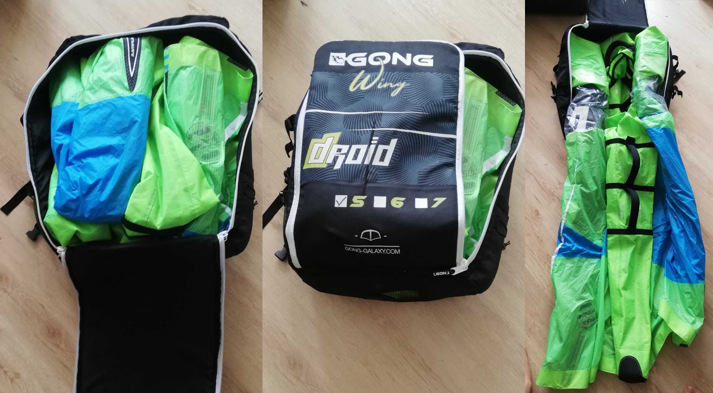 Винг Gong Droid размер 5m2
