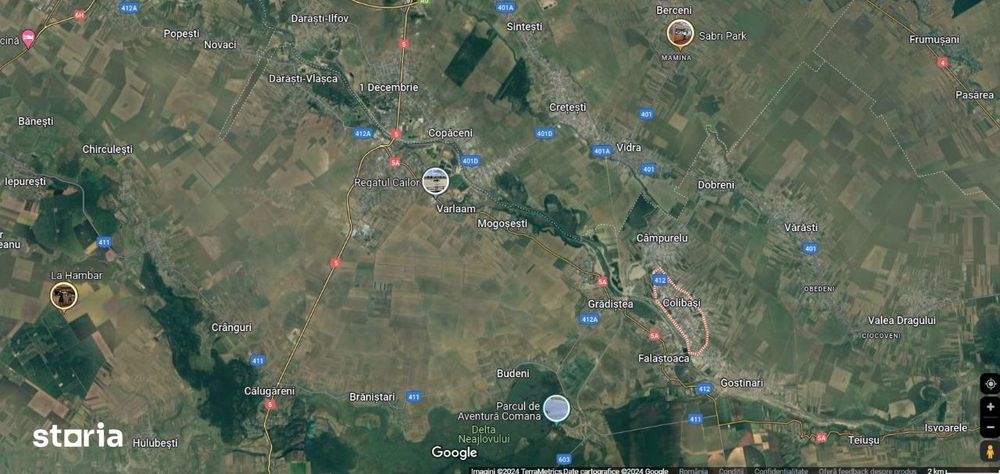 Terenuri intravilane Colibasi jud Giurgiu