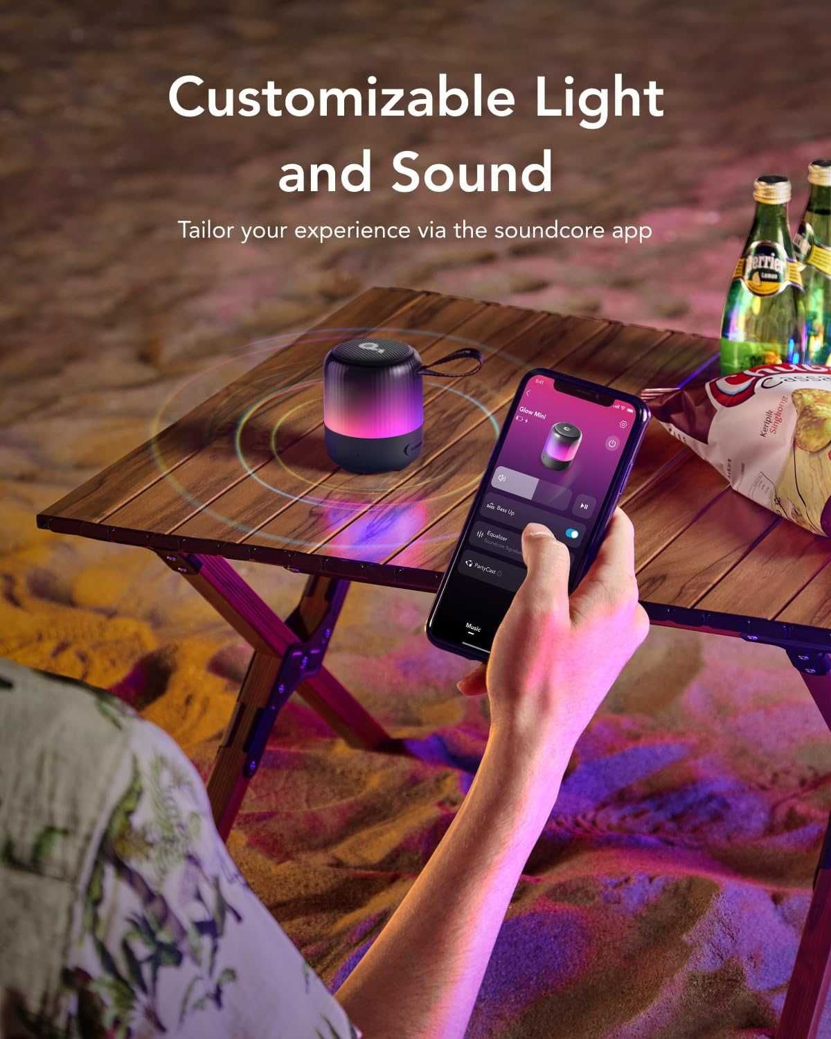 Anker SoundCore Glow Mini безжична Bluetooth тонколонка