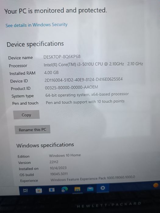 Vând laptop 2 în 1, i3, HP Pavilion Model 13 - s080no