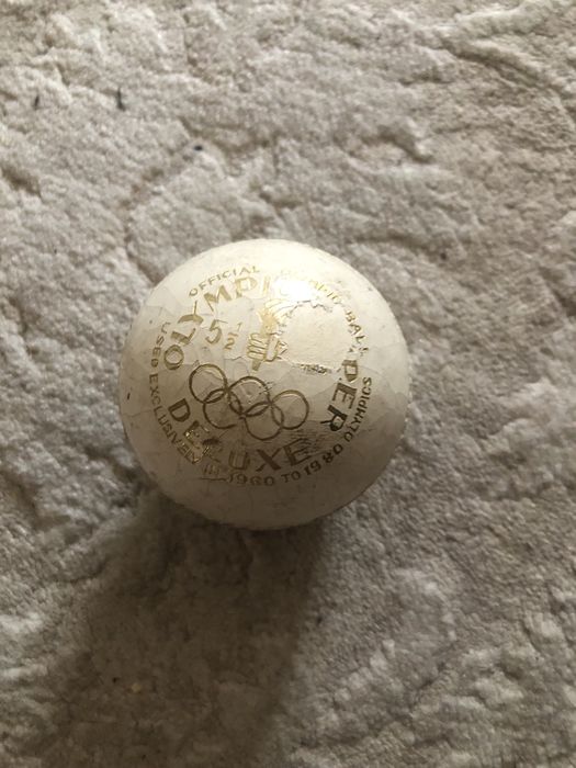 Сувенирный мяч Олимпиады 1980 б/у (антиквариат)