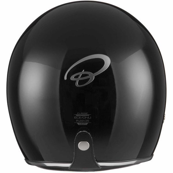 Casca moto open face deschisa ochelari de soare - Black Classic negru