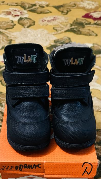 Ботинки зимние Tiflani из натуральной кожи и цигейки