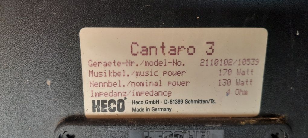 Тонколони HECO Cantaro 3